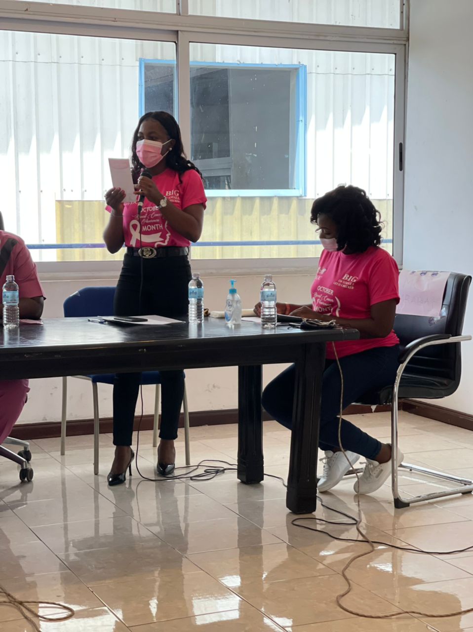 Staff during screening